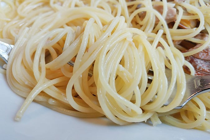 「ギオットーネ」のスパゲッティ