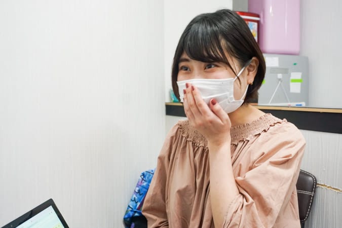 占い体験者のハルちゃん