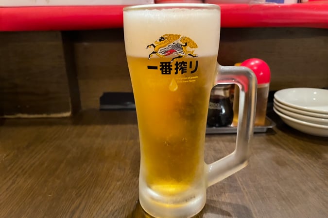 九龍の生ビール