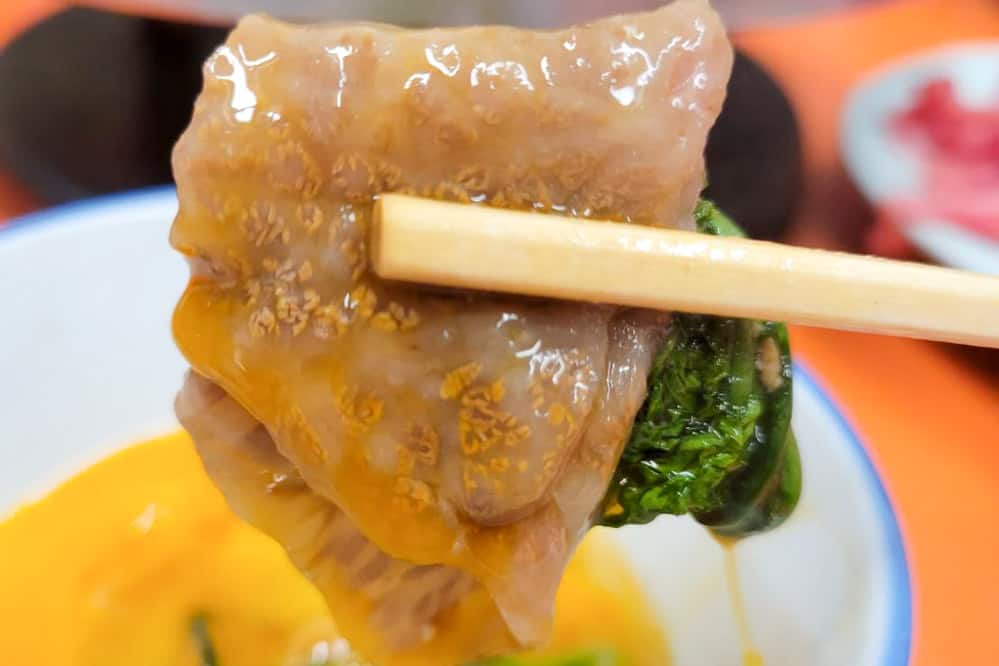 米久のすき焼き持ち上げ